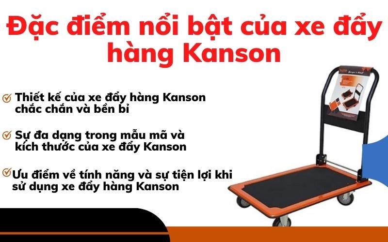 Đặc điểm nổi bật của xe đẩy hàng Kanson