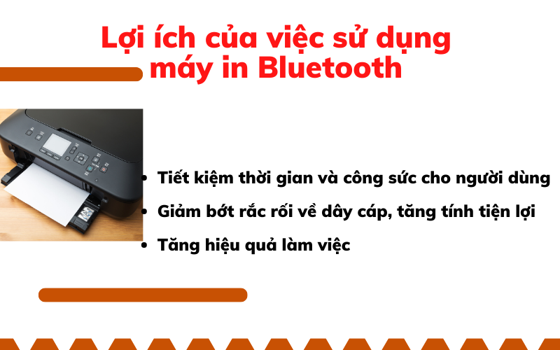 Lợi ích của việc sử dụng máy in Bluetooth