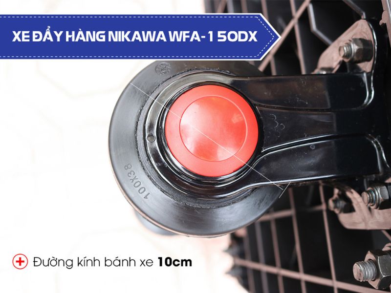 Bánh xe đẩy Nikawa WFA-150DX bằng nhựa bọc cao su 