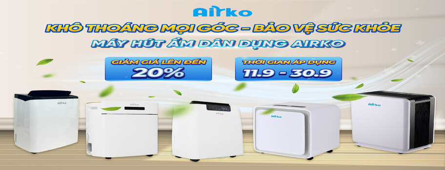 Máy hút ẩm dân dụng chất lượng Airko 