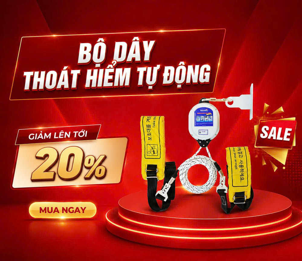 Banner bộ dây thoát hiểm