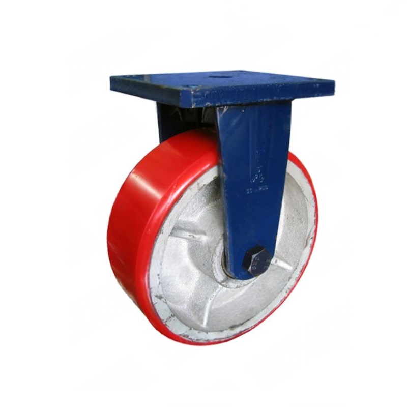 Bánh xe NAD200 Pu gang ss cố định