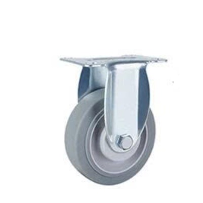 Bánh xe TPR xám D100 dẫn hướng