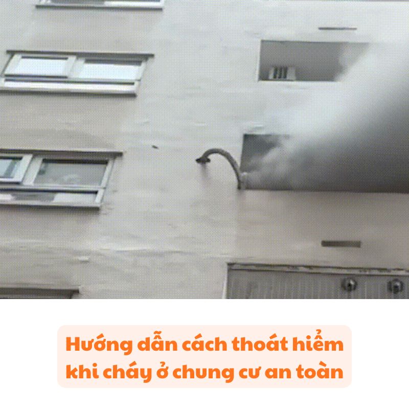 Hướng dẫn cách thoát hiểm khi cháy ở chung cư an toàn