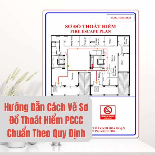 Hướng dẫn cách vẽ sơ đồ thoát hiểm pccc chuẩn theo quy định