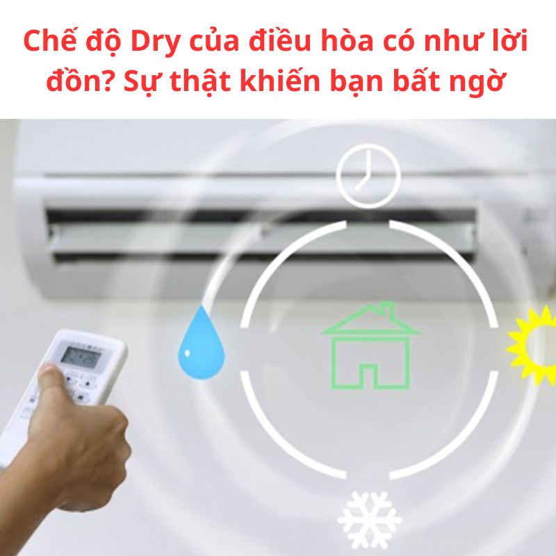 Chế độ Dry của điều hòa có như lời đồn? Sự thật khiến bạn bất ngờ