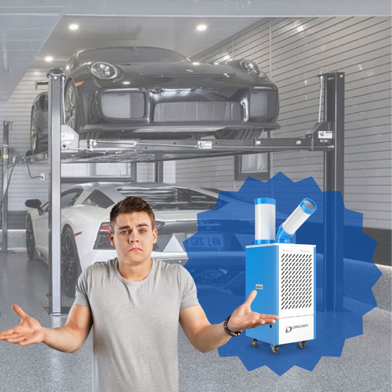 Điều hòa di động công nghiệp sử dụng cho Garage ô tô có nên hay không?