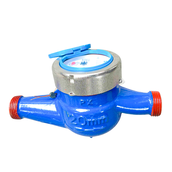 Đồng hồ đo nước Zermat DN-20SS ( mặt thép ) phi 27