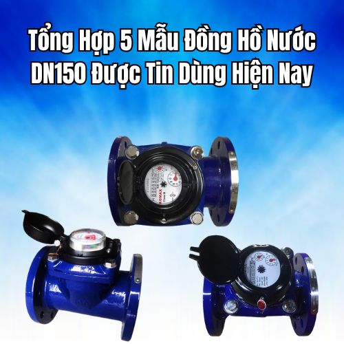 Tổng Hợp 5 Mẫu Đồng Hồ Nước DN150 Được Tin Dùng Hiện Nay