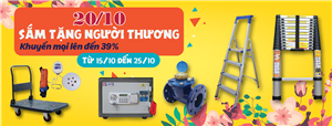 CHƯƠNG TRÌNH ĐẶC BIỆT: 20/10 – SẮM TẶNG NGƯỜI THƯƠNG, KHUYẾN MẠI KHỦNG LÊN ĐẾN 39%