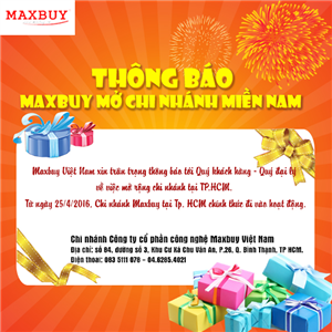 Maxbuy tưng bừng khai trương chi nhánh mới tại TP.Hồ Chí Minh