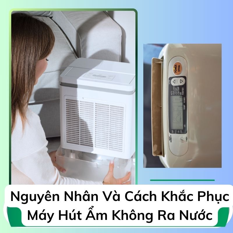 Nguyên Nhân Và Cách Khắc Phục Máy Hút Ẩm Không Ra Nước