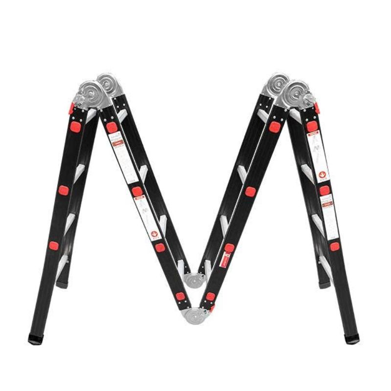 Thang nhôm gấp 4 khúc/đoạn chính hãng Nikawa NKG-43C