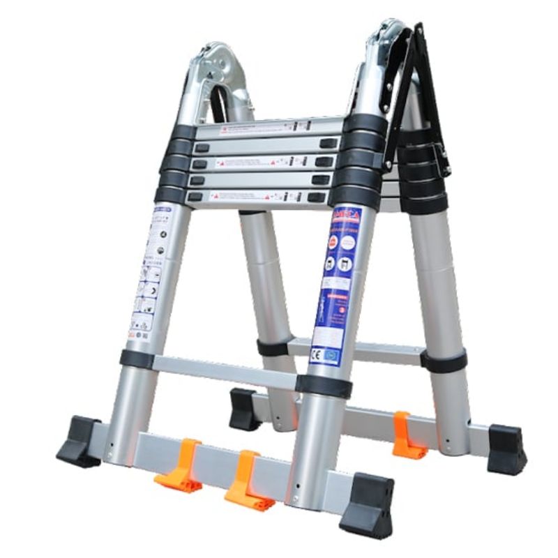 Thang nhôm rút/xếp đôi Ameca AMI-P380N chiều cao 3,8m