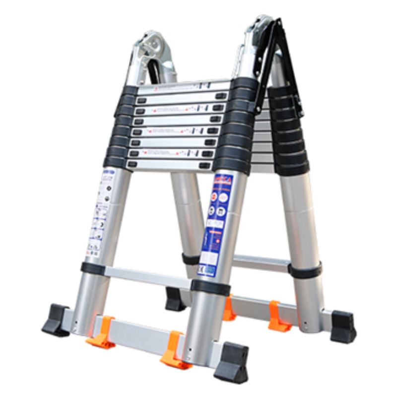 Thang nhôm rút/xếp đôi Ameca AMI-P560N chiều cao 5,6m