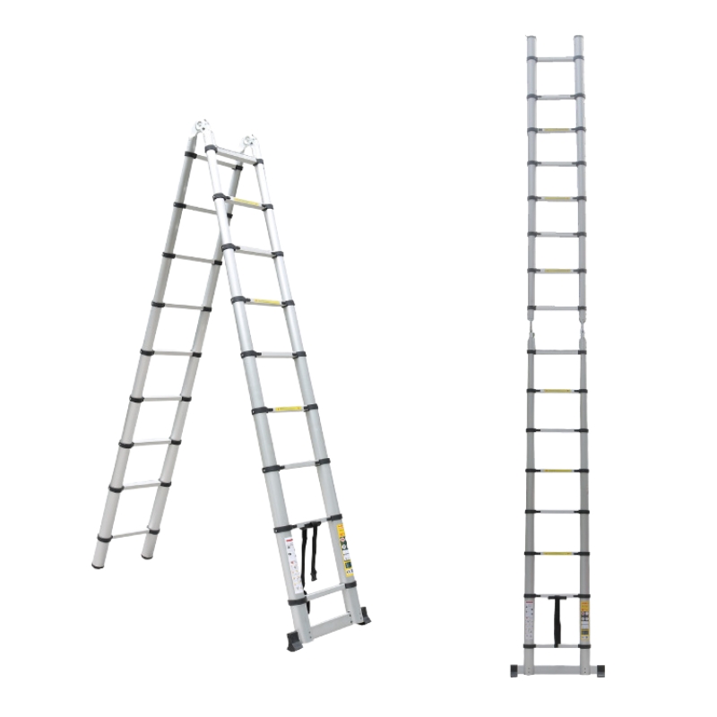 Thang nhôm rút/xếp đôi đa năng chính hãng Ameca AMI-500 5m