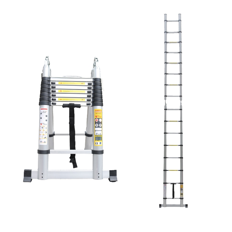 Thang nhôm rút/xếp đôi đa năng chính hãng Ameca AMI-560 5,6m