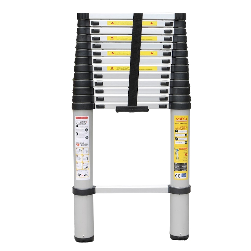 Thang nhôm rút/xếp đơn chính hãng Ameca AMD-480 4,8m