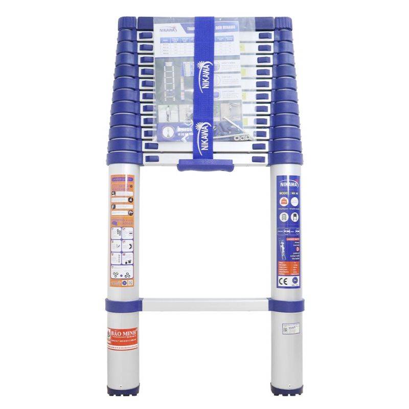 Thang Nhôm Rút/Xếp Đơn Nikawa NK-44 PRO chiều cao 4,4m