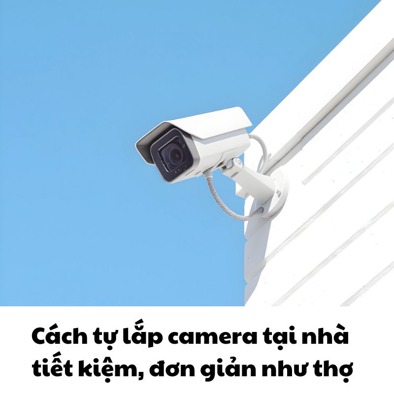 Cách tự lắp camera tại nhà tiết kiệm, đơn giản như thợ