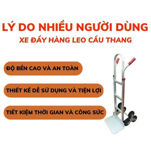 Lý do nhiều người dùng xe đẩy hàng leo cầu thang 