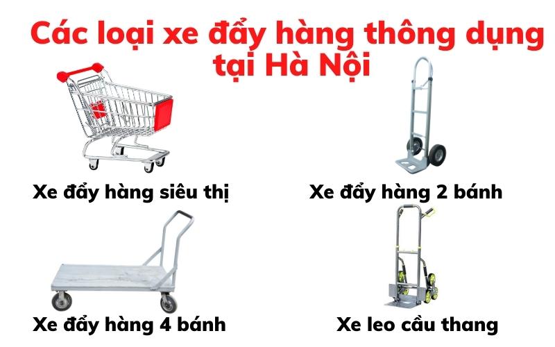 Các loại xe đẩy hàng thông dụng tại Hà Nội