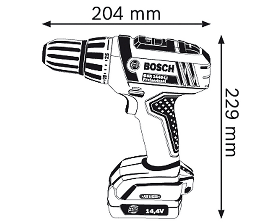 Mua máy khoan pin vặn vít Bosch GSR 1440-LI