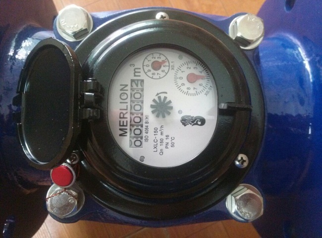 Đồng hồ nước Merlion LXLC-150