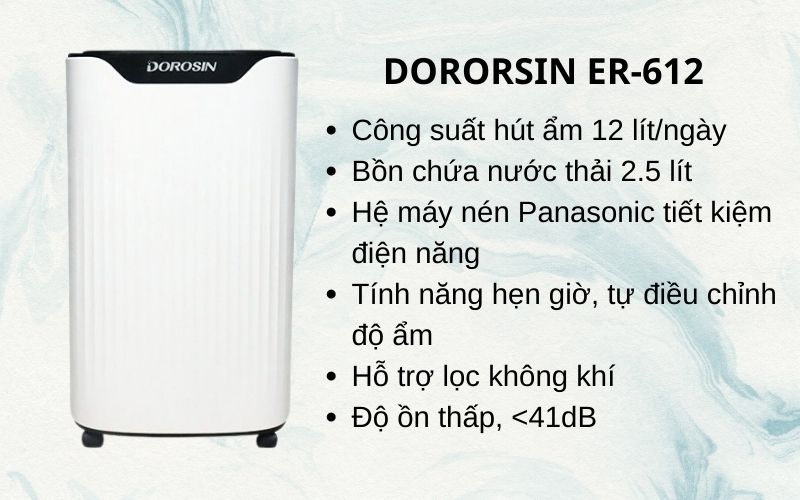 Máy hút ẩm Dorosin ER-612