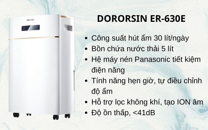 Máy hút ẩm Dorosin ER-630E
