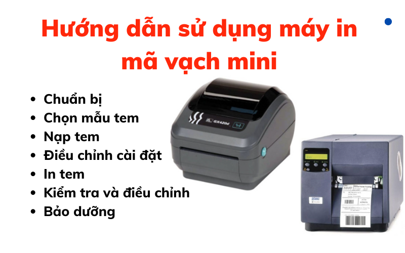 máy in mã vạch mini