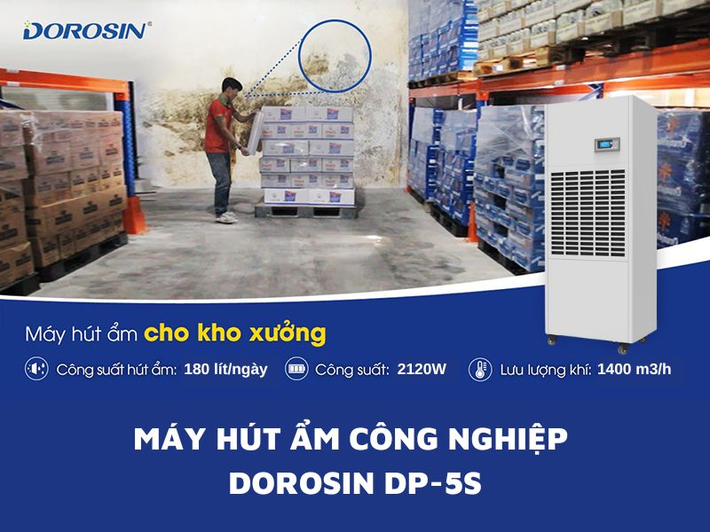 Máy hút ẩm công nghiệp Dorosin DP-5S