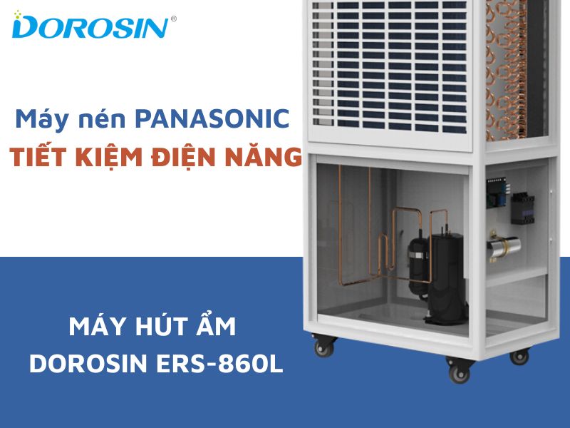 Máy hút ẩm công nghiệp Dorosin ERS-860L công suất 60 lít/ngày