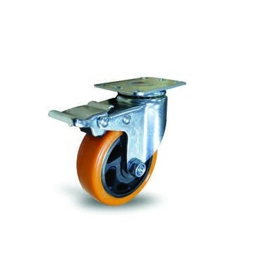 Bánh xe PU Ethos 266YPE075P01 xoay khóa