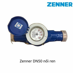 Đồng hồ nước zenner DN50 nối Ren