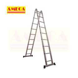 Thang nhôm chữ A khóa tự động chính hãng Ameca AMC-M309 5.09m