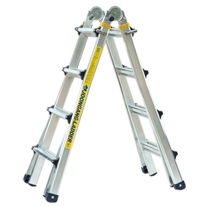 Thang nhôm gấp chữ A Joongang Hàn Quốc JALS-44 mỗi bên 4 bậc Thang nhôm gấp chữ A Joongang Hàn Quốc JALS-44 mỗi bên 4 bậc