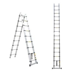 Thang nhôm rút/xếp đôi đa năng chính hãng Ameca AMI-500 5m