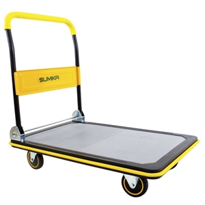 Xe đẩy hàng 4 bánh sàn thép Sumika T300