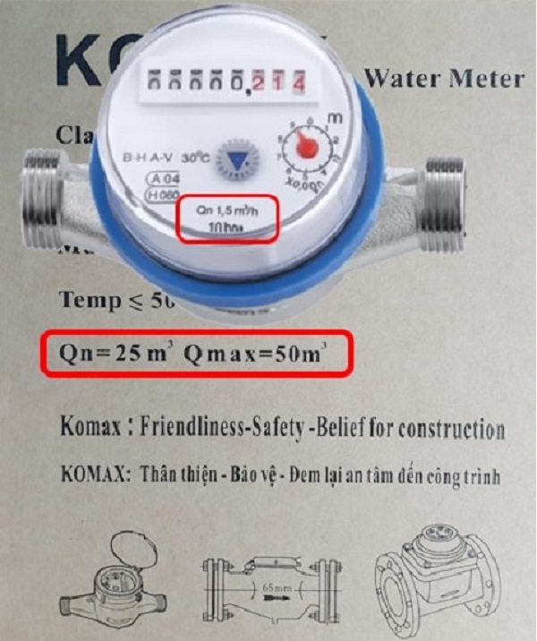 Các thông số cần lưu ý khi lựa chọn đồng hồ đo lưu lượng nước