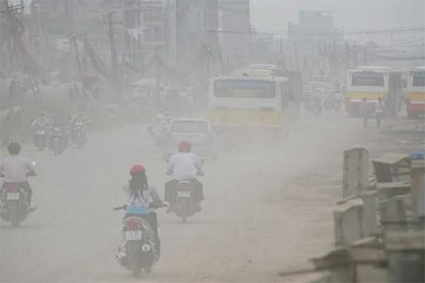 Ô nhiễm không khí nặng ở các thành phố lớn