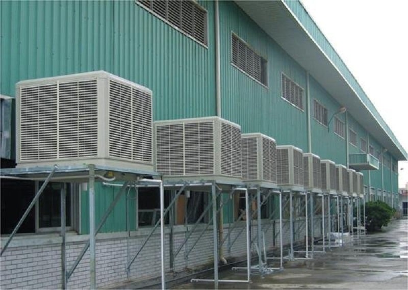 ứng dụng máy làm mát air cooler công nghiệp