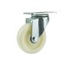 Bánh xe nhựa trắng D100 xoay tròn Bánh xe nhựa trắng D100 xoay tròn