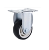 Bánh xe PVC thông hoa đen D75 dẫn hướng Bánh xe PVC thông hoa đen D75 dẫn hướng