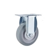 Bánh xe TPR xám D100 dẫn hướng
