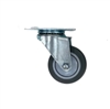 Bánh xe TPR xám D75 xoay tròn