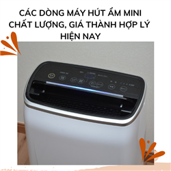 Các dòng máy hút ẩm mini chất lượng, giá thành hợp lý hiện nay