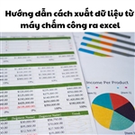 Hướng dẫn cách xuất dữ liệu từ máy chấm công ra excel