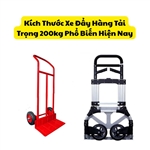 Kích Thước Xe Đẩy Hàng Tải Trọng 200kg Phổ Biến Hiện Nay