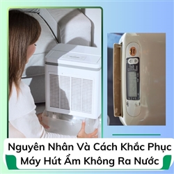 Nguyên Nhân Và Cách Khắc Phục Máy Hút Ẩm Không Ra Nước